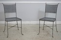 F74253: Set of 4 Mid Century Modern Woven Metal Se