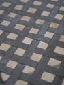 F74253: Set of 4 Mid Century Modern Woven Metal Se