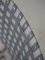 F74253: Set of 4 Mid Century Modern Woven Metal Se