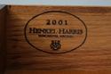 73212: HENKEL HARRIS Mahogany Open Nightstand