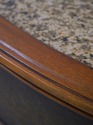74167: THEODORE ALEXANDER Oval Marble Top Nightsta
