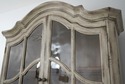 74205: HOOKER Gustavian Bubble Glass China Cabinet