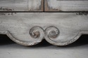 74205: HOOKER Gustavian Bubble Glass China Cabinet