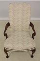 56647EC: GUNLOCKE Queen Anne Upholstered Armchairs