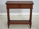 L74260: JONATHAN CHARLES Mahogany 2 Drawer Console