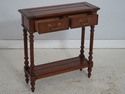 L74260: JONATHAN CHARLES Mahogany 2 Drawer Console