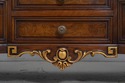 L73504: KARGES French Louis XVI Walnut Triple Dres