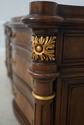 L73504: KARGES French Louis XVI Walnut Triple Dres