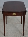 L74187: HENKEL HARRIS Federal Style Mahogany Pembr