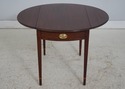 L74187: HENKEL HARRIS Federal Style Mahogany Pembr