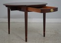 L74187: HENKEL HARRIS Federal Style Mahogany Pembr