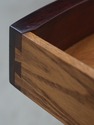 L74187: HENKEL HARRIS Federal Style Mahogany Pembr