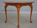 L74257: Tiger Maple Benchmade Round Dining Table
