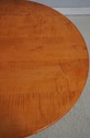 L74257: Tiger Maple Benchmade Round Dining Table