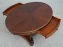 L73475: THEODORE ALEXANDER Oval Mahogany 2 Drawer 