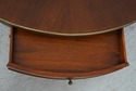 L73475: THEODORE ALEXANDER Oval Mahogany 2 Drawer 