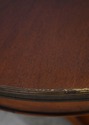 L73475: THEODORE ALEXANDER Oval Mahogany 2 Drawer 