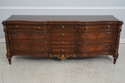 L73504: KARGES French Louis XVI Walnut Triple Dres