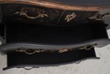 L74159: HARDEN Black Lacquer Chinoiserie Bombe Com