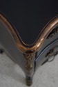 L74159: HARDEN Black Lacquer Chinoiserie Bombe Com