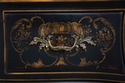 L74159: HARDEN Black Lacquer Chinoiserie Bombe Com