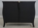 L74159: HARDEN Black Lacquer Chinoiserie Bombe Com