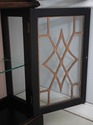 L74256: Black & Gold Chinoiserie Display Cabinet
