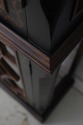 L74256: Black & Gold Chinoiserie Display Cabinet