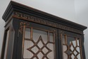 L74256: Black & Gold Chinoiserie Display Cabinet