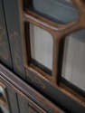 L74256: Black & Gold Chinoiserie Display Cabinet