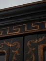 L74256: Black & Gold Chinoiserie Display Cabinet