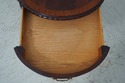 L74152: HENKEL HARRIS Mahogany Clover Top Table w.