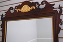 74177: Mahogany Chippendale Style Wall Mirror