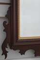 74177: Mahogany Chippendale Style Wall Mirror