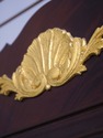 74177: Mahogany Chippendale Style Wall Mirror