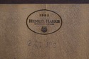 74173: HENKEL HARRIS Mahogany Arch Top Mirror