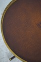 L74254: THEODORE ALEXANDER Leather Top Round End T