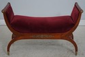 74292: JOHN WIDDICOMB Mahogany French Empire Bench