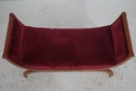 74292: JOHN WIDDICOMB Mahogany French Empire Bench