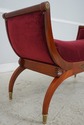 74292: JOHN WIDDICOMB Mahogany French Empire Bench