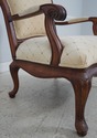 74172: THOMASVILLE Curved Queen Anne Style Chair &