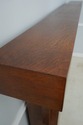74299: STICKLEY Tiled Mission Oak Fireplace Mantle