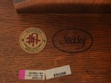 74299: STICKLEY Tiled Mission Oak Fireplace Mantle