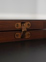74316: HENKEL HARRIS Cherry Flip Top Bar Cabinet