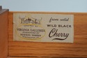 74316: HENKEL HARRIS Cherry Flip Top Bar Cabinet
