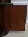 73155: Italian 2 Piece Walnut Large Open Bookcase