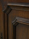 73155: Italian 2 Piece Walnut Large Open Bookcase
