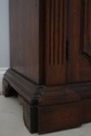 73155: Italian 2 Piece Walnut Large Open Bookcase