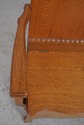 F74372: Antique Restored Oak Victorian Hall Rack W