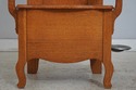 F74372: Antique Restored Oak Victorian Hall Rack W